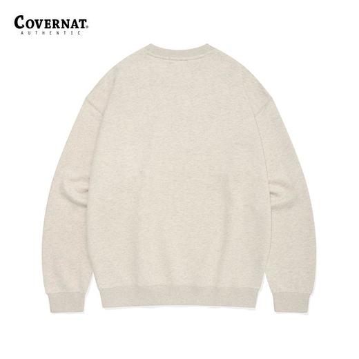 covernat韩国潮牌卫衣男女同款秋冬新品休闲宽松圆领卫衣CO2403CR01 商品图3