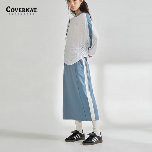 Covernat2024春夏新款女士休闲运动半身裙中长宽松短裙CO2401SR76 商品图1