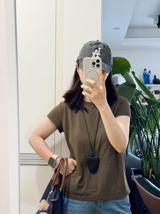 row静奢--夏强捻薄短袖T恤/老客bi入【包邮+三天无理由退huan 商品图6