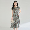 25夏季新款法式气质碎花印花收腰连衣裙设计感轻奢独特长裙！ 商品缩略图0