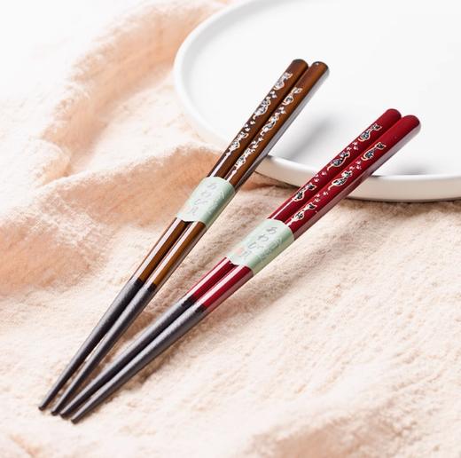 日本进口若狭职人河合kakai螺钿猫町（橙色）23cm 商品图4