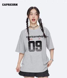 七夕福利-NO退~情侣潮牌100%棉立体09数字印花短袖T恤-喜出