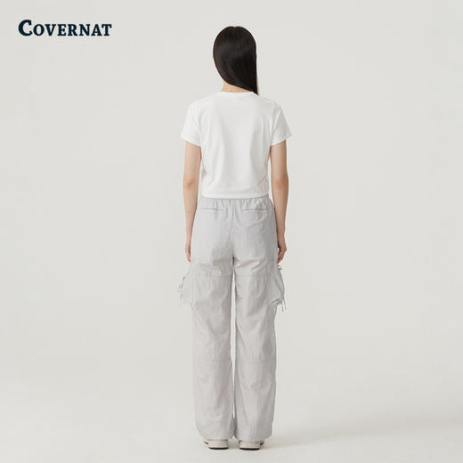 COVERNAT韩国潮牌女式绳带流体工装多口袋设计潮流2025夏季新CO2502PT78 商品图2