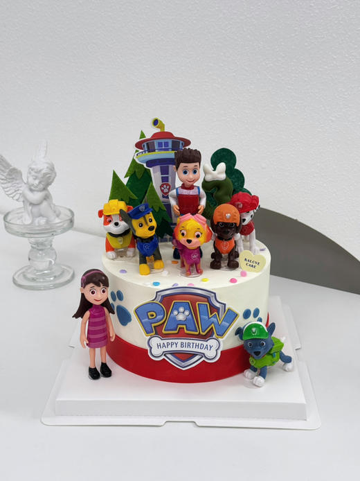 汪汪队男孩女孩周岁蛋糕 商品图0