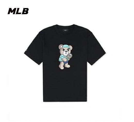 【一口价】MLB男女款情侣款皱眉熊运动T恤3ATSE0333【无货退款介意勿拍】 商品图4