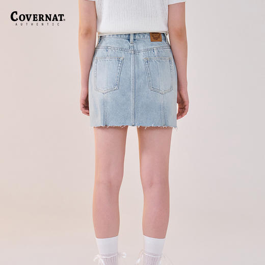 covernat韩国潮牌女士迷你牛仔裙潮流时尚甜酷风短裙2024春夏新款CO2401SR70 商品图1