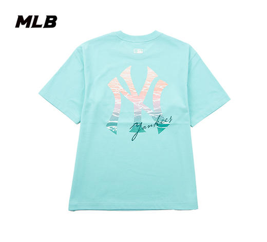 MLB背标彩色水波纹25春夏新款T恤3ATSX0353 商品图1