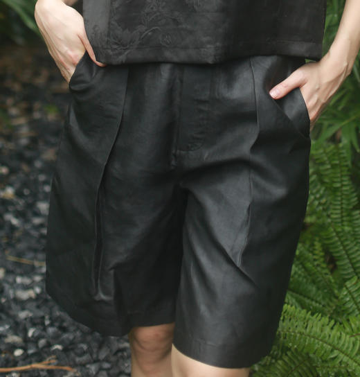 漫物记平板香云纱五分裤xys-w155 商品图2