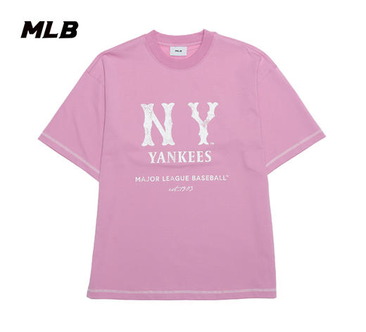 MLB张凌赫同款男女复古COOPERS凉感防晒T恤25夏季新款3ATSB1153 商品图5