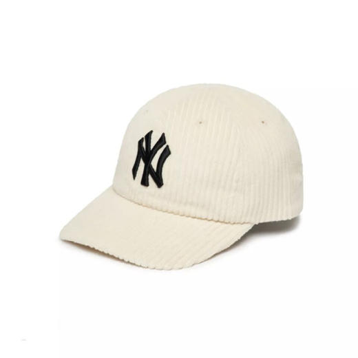 MLB男女同款灯芯绒大标基础款冬季保暖棒球帽3ACPC0216 商品图0