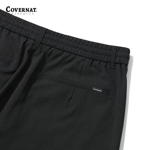 covernat韩国潮牌男女半宽松双褶休闲舒适长裤2024春夏新品CO2401PT17 商品图3