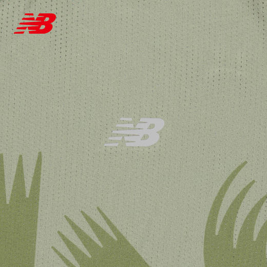 NEW BALANCE/NB Athletics Run T-Shirt 男款圆领印花T恤户外运动休闲速干透气运动短袖 商品图4