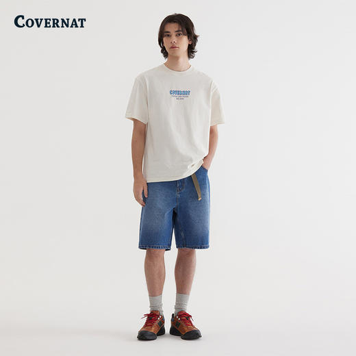 COVERNAT韩国潮流潮流宽松牛仔短裤时尚百搭显活力2025夏季新CO2502SO04 商品图1