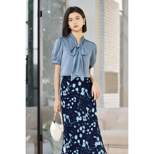 剩M 【衬衫套装】2025套装裙子女夏季两件套高级感显瘦衬衫3766 商品图3