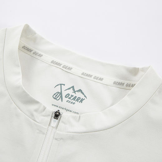 奥索卡半拉链短袖T恤OAGMT512106 商品图1