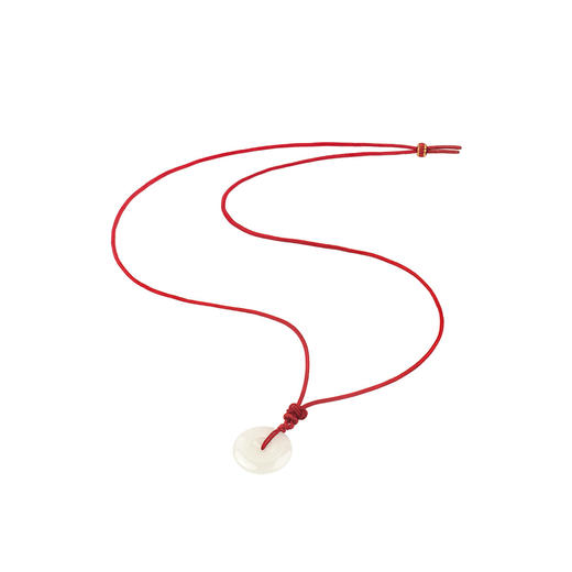 EOV33-A-X022EOV000802 周大福CHOW TAI FOOK 经典平安扣和田玉吊坠配绳-EOV33 商品图2