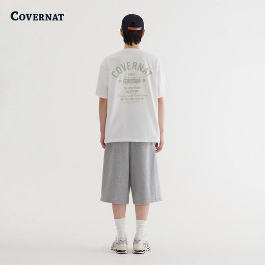 COVERNAT韩国潮牌基础款短袖旅行公交T恤男女通用休闲2025夏新CO2502ST43 商品图3