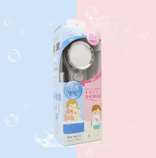 TAKAGI 家庭版净水花洒套装 （增压款止水过滤双切换喷头+2个过滤芯） 商品图1