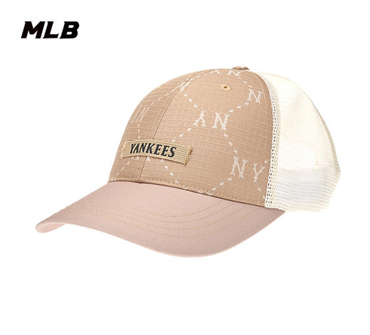 MLB纯色学院风印花网眼帽3AMCM0153【无货退款】 商品图2