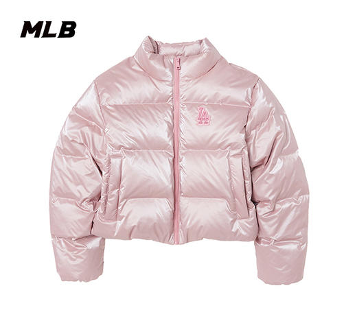 MLB女款亮面小标刺绣标小短款羽绒服3FDJB2346 商品图2