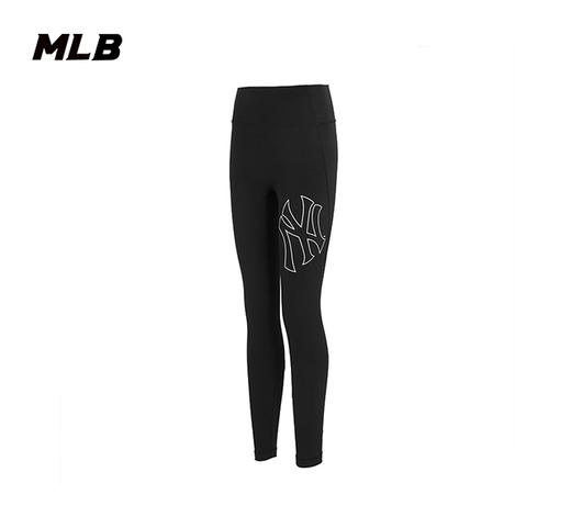 【潮牌特价】
MLB女裤春季新款NY镂空大标印花紧身裤瑜伽裤打底裤3FLGB0131【热销中，无货退款】 商品图0
