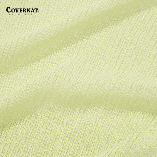 covernat韩国潮牌透气时尚针织连帽衫2024春夏新品CO2402KT10 商品图1