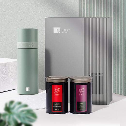 小罐茶茶韵随行礼盒：内含1个春棠绿旅行茶水分离杯+两罐茶叶：大红袍茶和滇红茶 商品图3