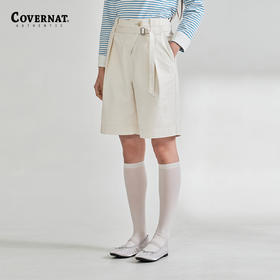 covernat韩国潮牌女士短款潮流时尚宽松百搭纯棉舒适短裤2024夏季CO2402SO75