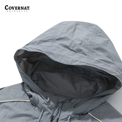 covernat韩国潮牌夹克潮流时尚彩色块轻型防风衣男女情侣款2024新CO2401JK16 商品图3