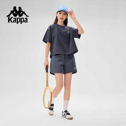 Kappa卡帕背靠背运动短裤男2025夏季新款休闲宽松透气纯棉短裤KPDJCDY61 商品图2