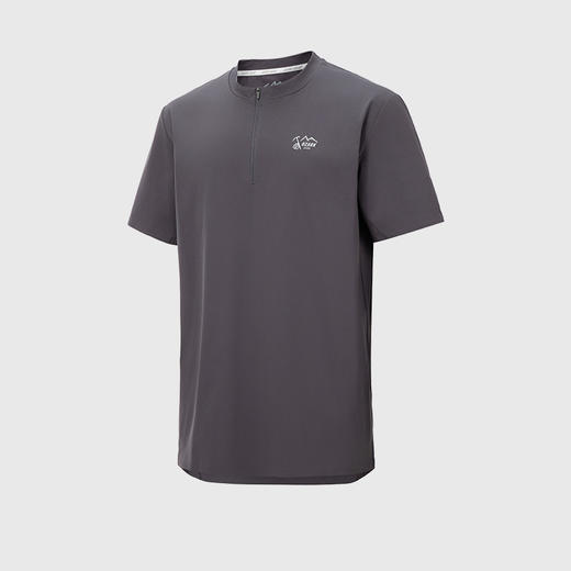 OZARK奥索卡短袖春夏新品美式潮宽松运动户外徒步半拉链速干T恤男 商品图0