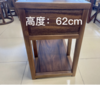 龙福胡桃木单抽茶水柜 胡桃木小圆桌胡桃木小茶桌 商品缩略图2