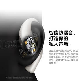 科大讯飞开放式AI耳机Air2 多场景会议通话 免费录音转文字防漏音53H长续航