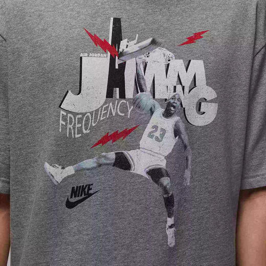 Nike/耐克NIKE新品2025夏男短袖针织衫运动休闲印花T恤HJ2930-091 商品图3