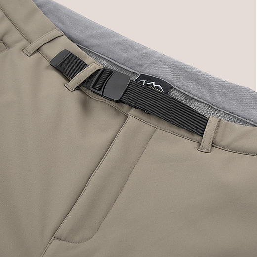 OZARK/奥索卡户外男弹力防泼水保暖徒步登山复合软壳长裤207327 商品图2