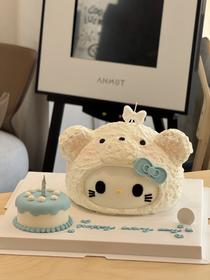 hello kitty·奶油蛋糕（蓝）
