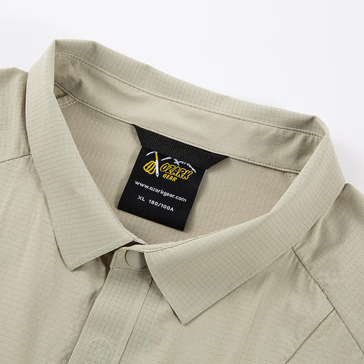 0ZARK奥索卡2025春夏高端新品男T恤弹力翻领短袖POLO衬衫512304 商品图1