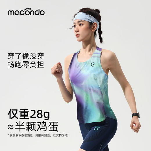 原创单品 | 马孔多虹膜风洞背心  超轻 速干 分区散热 透气 马拉松背心 商品图1