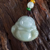 【天然正品】天然细腻糯种佛公（平安如意）翡翠吊坠女性080425AH22现售价：380特价 商品缩略图5
