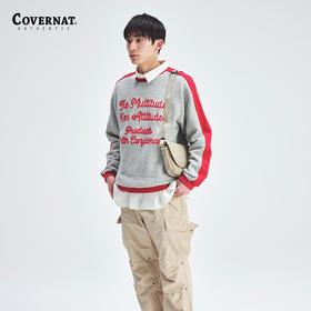 Covernat春季新款2025字母卫衣潮套头圆领上衣情侣同CO2401CR04