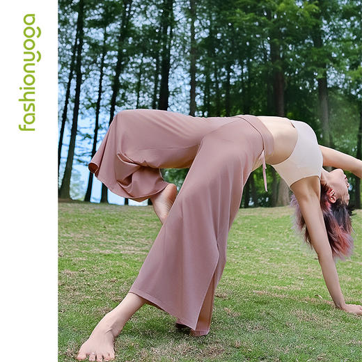 凡圣瑜伽自在宽松阔腿裤 F15782 商品图5