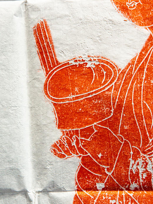 唐代仕女石刻拓片 商品图4