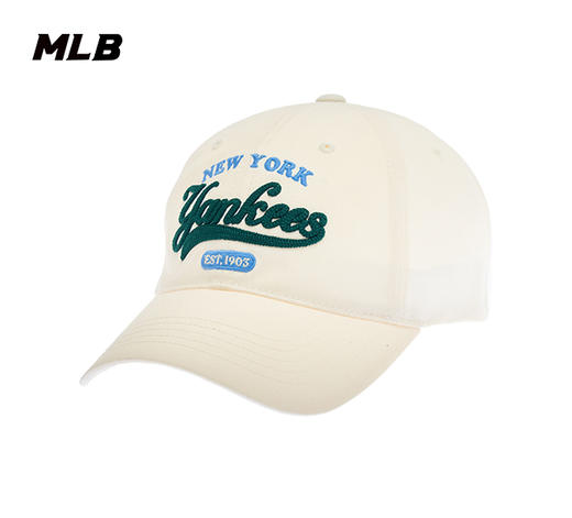 MLB春夏24年新款三色草书队标学院系列软顶可调节棒球帽3ACPVL24N 商品图6