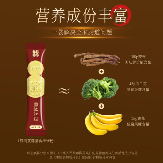 宜从容-肉苁蓉膳食纤维-药食同源-5g*30条 商品图3