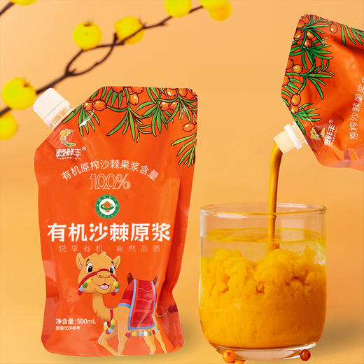 棘鲜丰有机沙棘原浆（吸嘴袋）500ml/袋 商品图0
