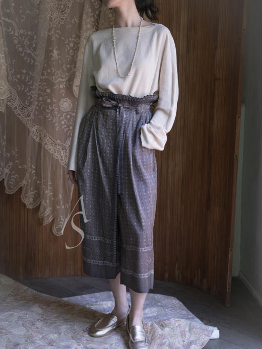 Jai  曼德勒7号手工雕银镀24K金长项链 商品图5