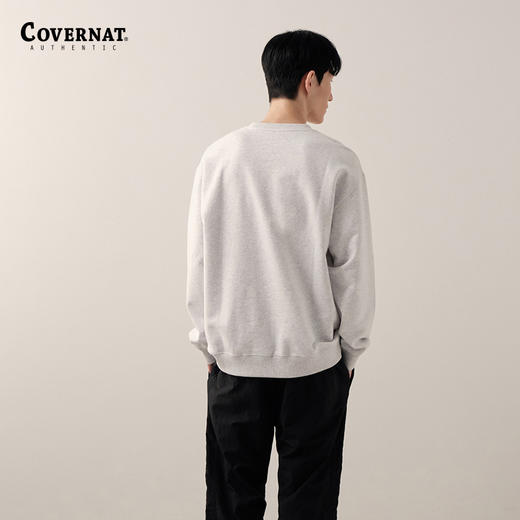 【周末秒杀】Covernat套头卫衣男女情侣新品C字母宽松潮牌上衣CO2301CR01 商品图1