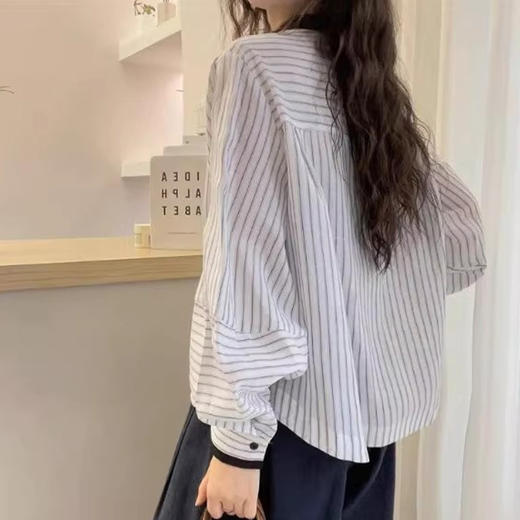 裁缝学苑AQ489长袖泡泡袖衬衫纸样女装衬衣上衣样板版型图纸 商品图2