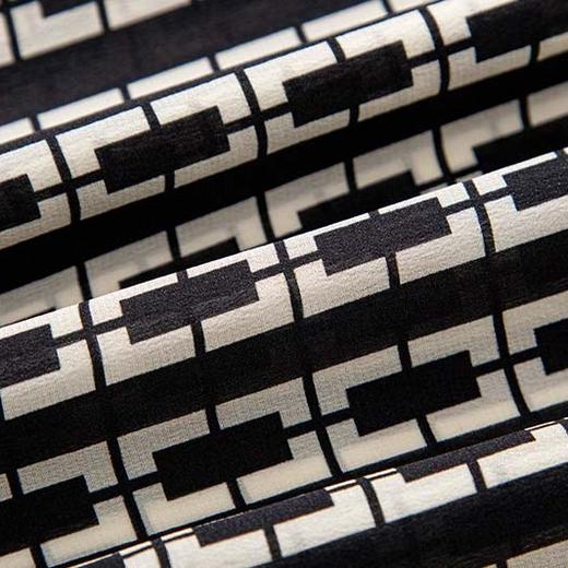 「K」洛诗琳40058气质真丝印花阔腿裤2025夏季6A蚕丝休闲裤10387 商品图4