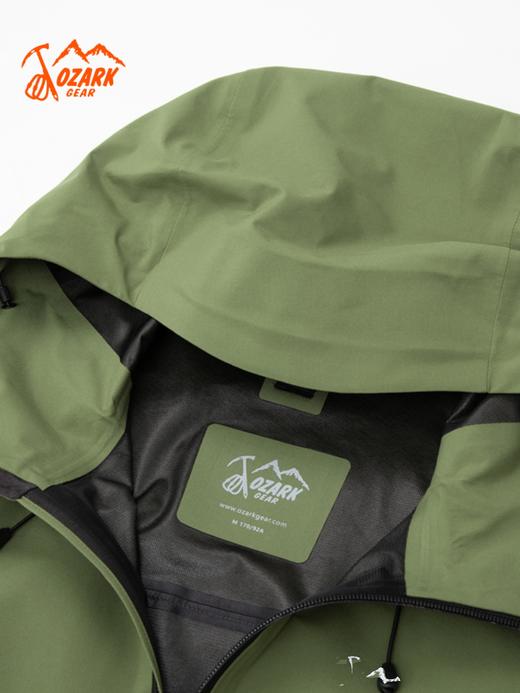 OZARK奥索卡户外23男女秋通款Xseam防风防泼水单层冲锋衣1312160 商品图3